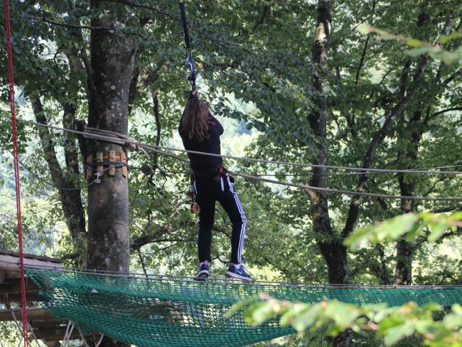 Kletterwald der Tüllinger Höhe in Beuggen